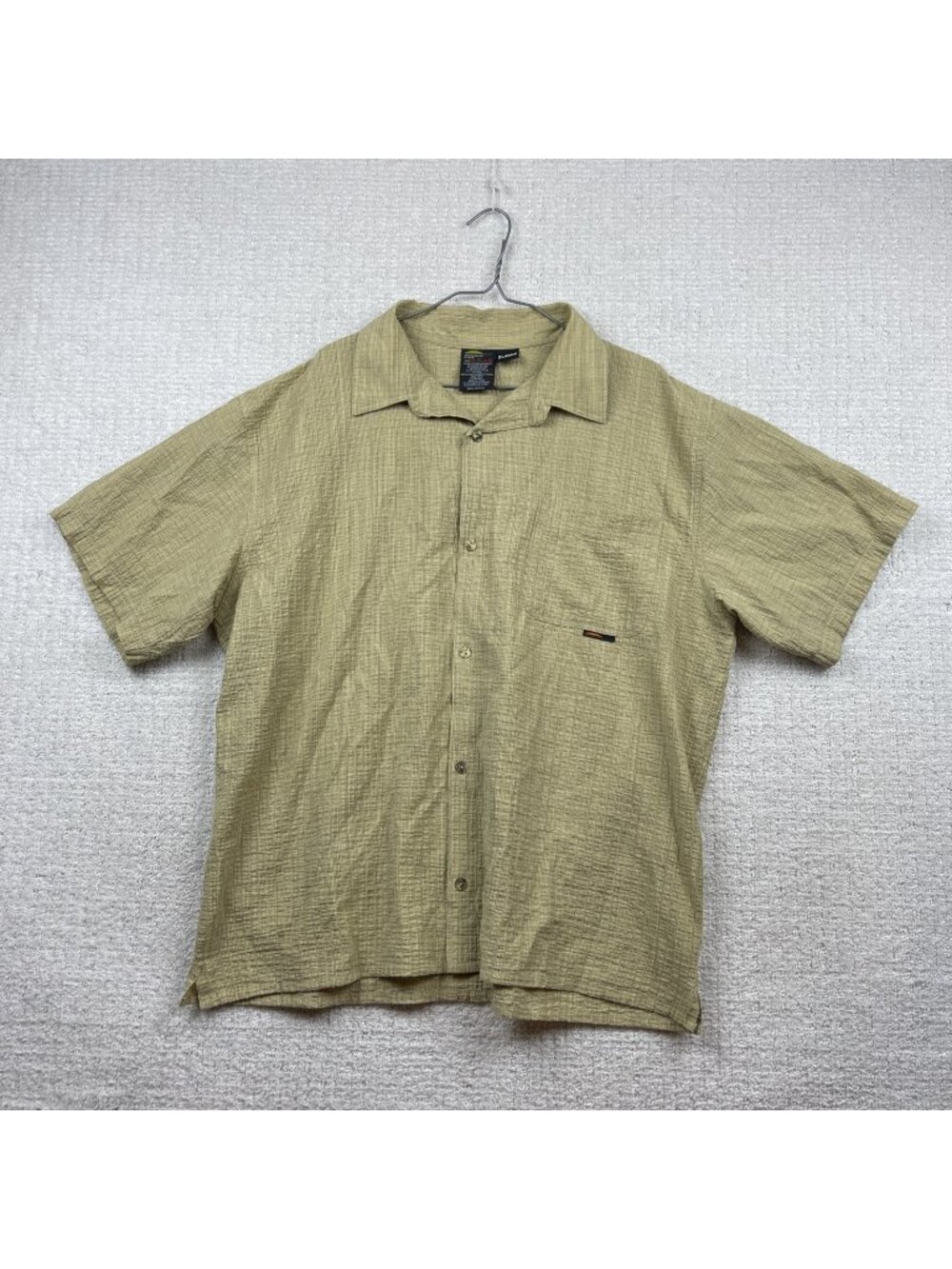 Vintage Chlorophylle Button Up Gorpcore Summer Shirt Mens XL Short Sleeve Hike